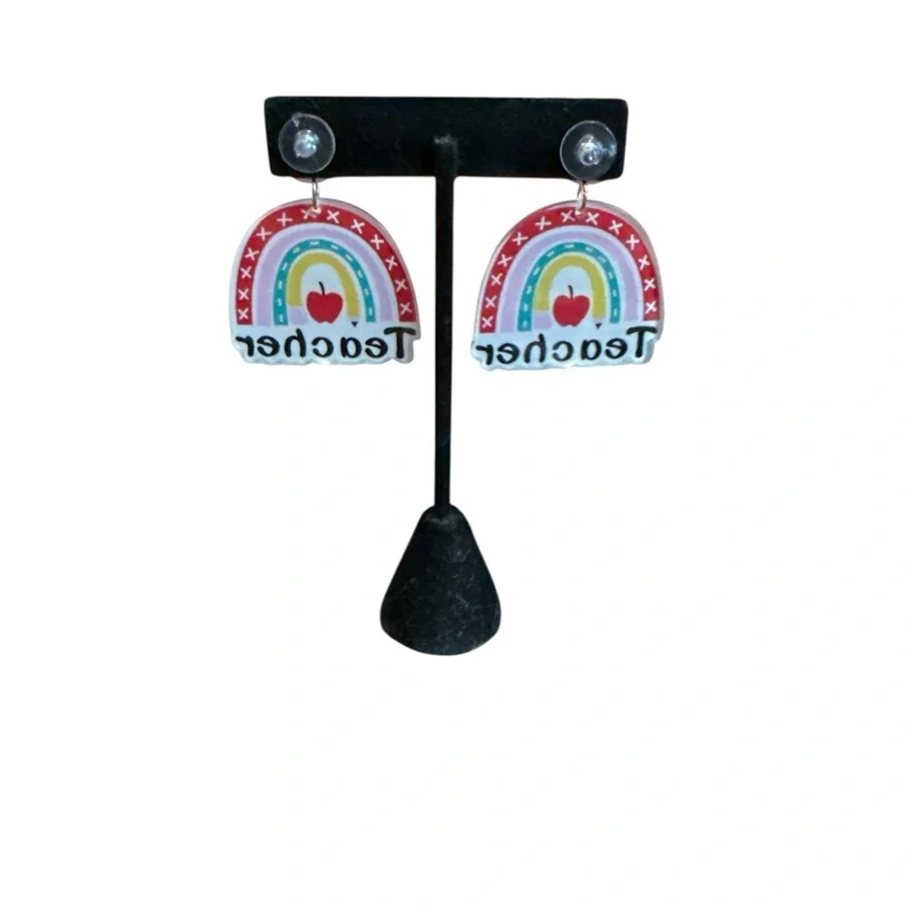 3/$20‎ Colorful Teacher Earrings